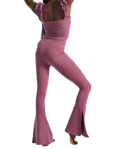 Port De Bras Cross Alexa Legging In Flan De Uva