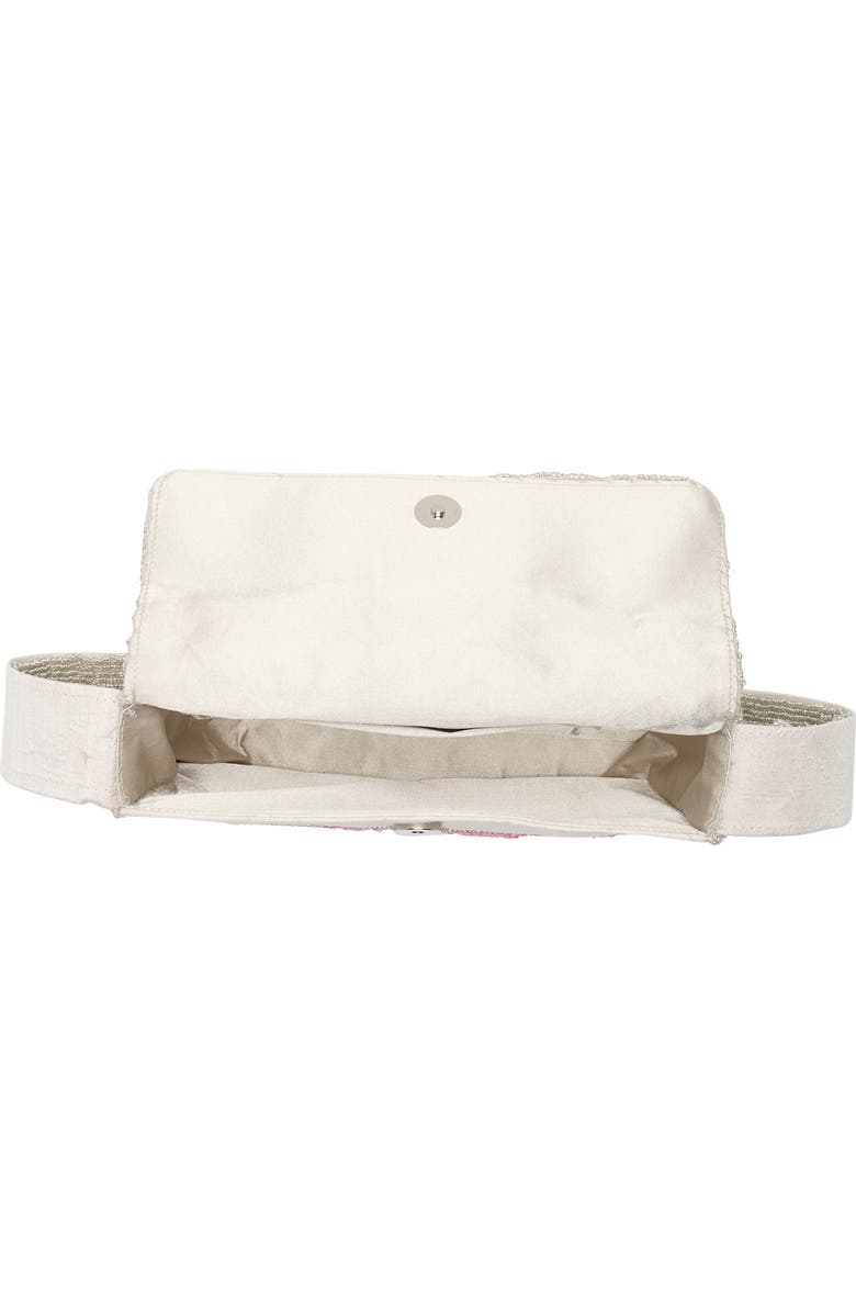 Collection XIIX Flamingo Beaded Baguette Shoulder Bag, Alternate, color, Pink Multi