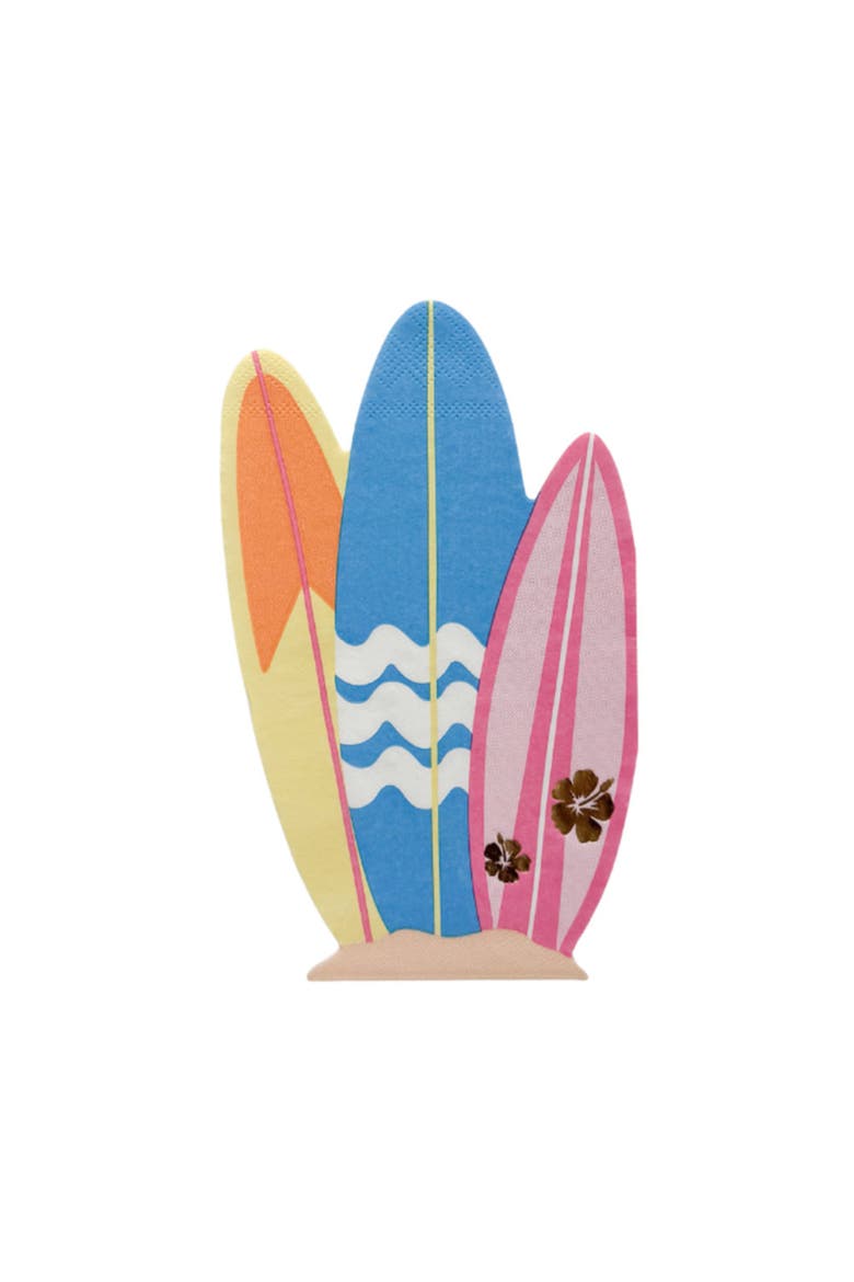 Surf's Up Guest Napkins, Main, color, Assorted Pre-Pack