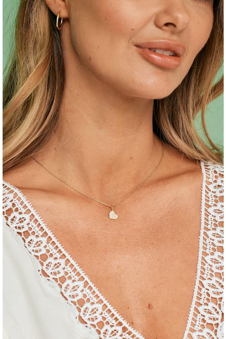 Adeline Heart Pendant Necklace, Alternate, color, GOLD