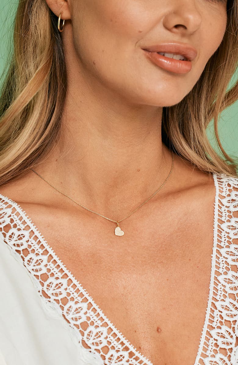 Brook and York Adeline Heart Pendant Necklace, Alternate, color, Gold