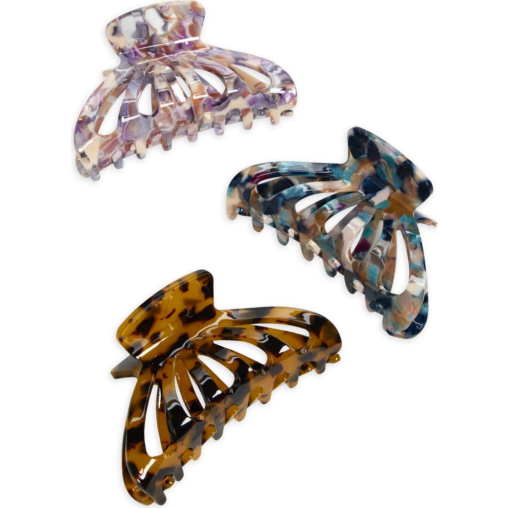 Tasha Assorted 3-pack Jaw Hair Clips