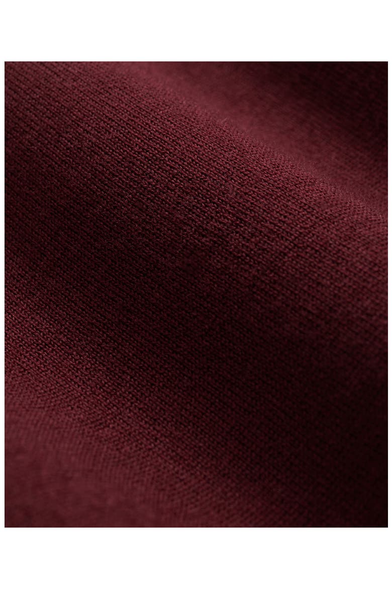 Ultimate Merino Wool Quarter-Zip Sweater, Alternate, color, BURGUNDY