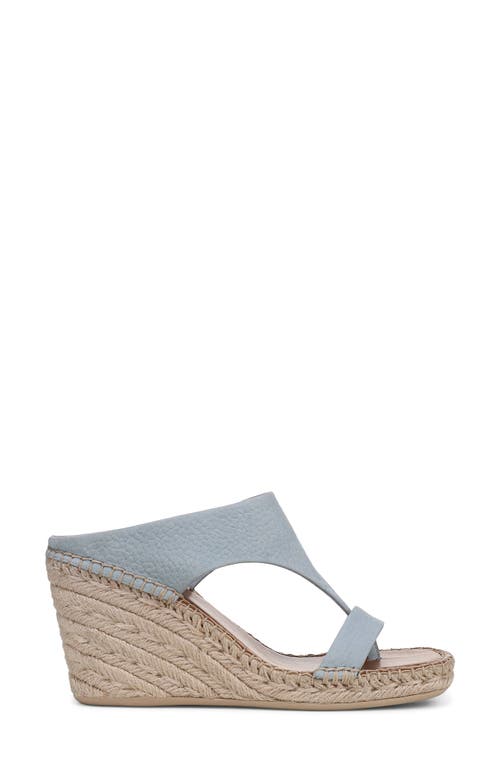 Franco Sarto Farren Espadrille Platform Wedge Sandal In Blue