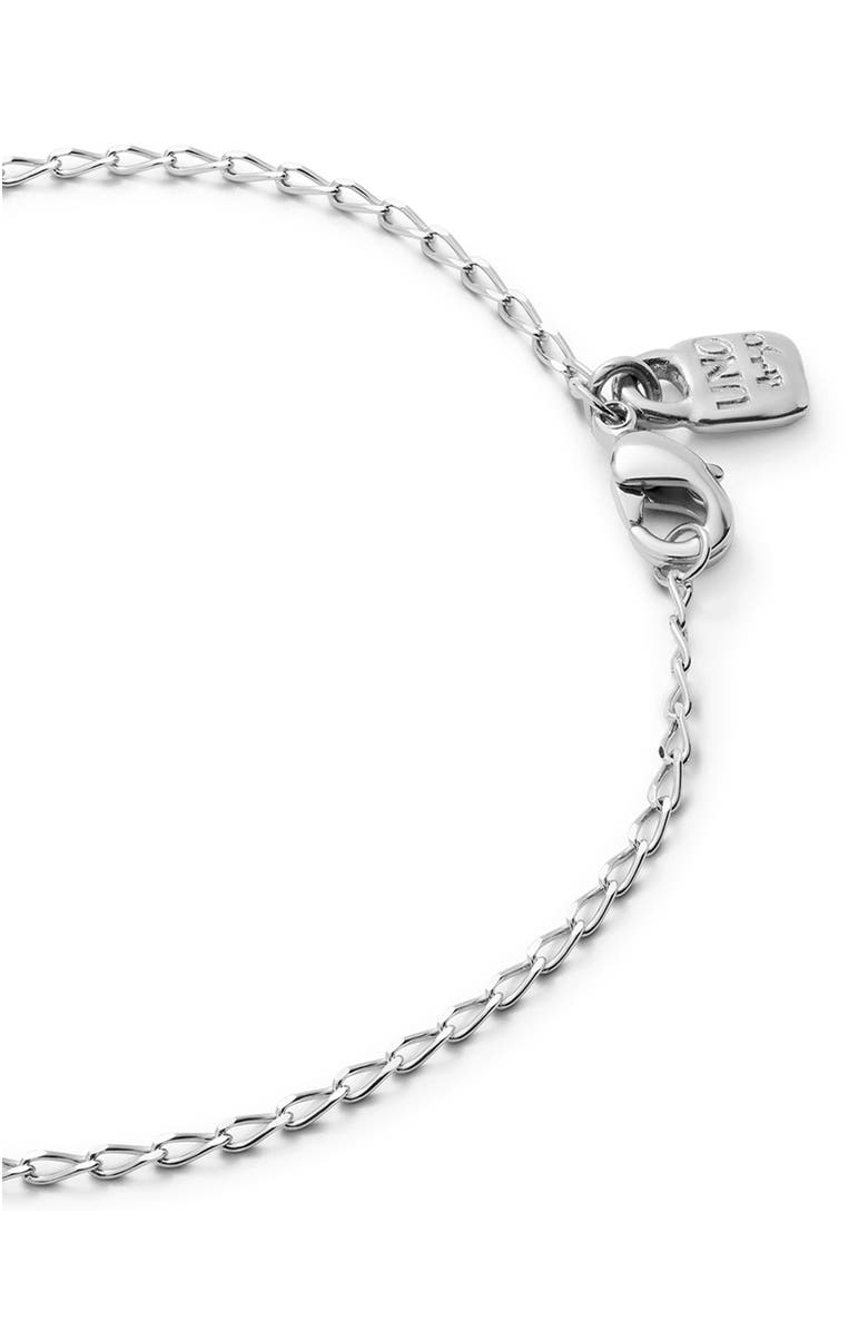 UNODE50 Oval Link Charm Bracelet, Alternate, color, Silver