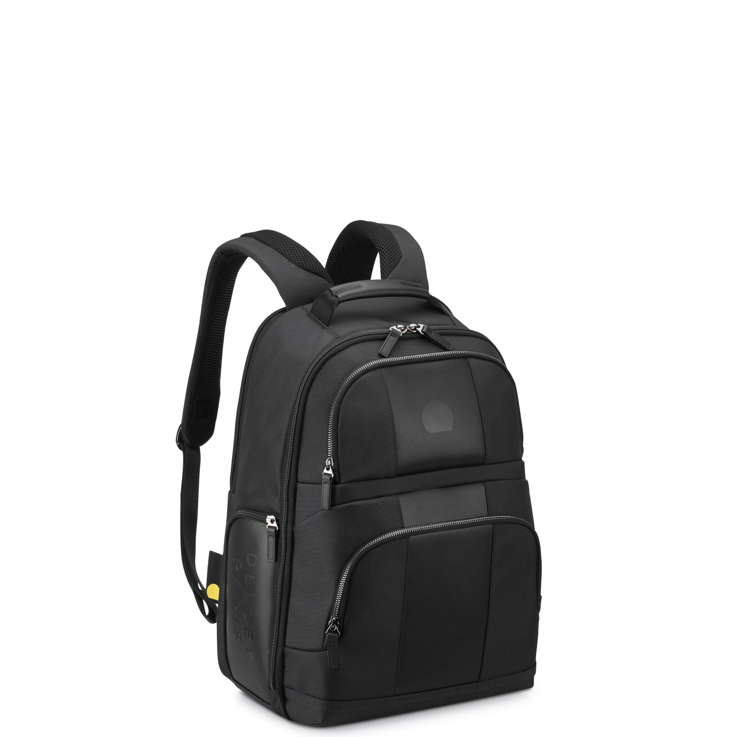 Delsey Paris Wagram Laptop Travel Backpack with 15.6" Laptop Sleeve, Alternate, color, Black