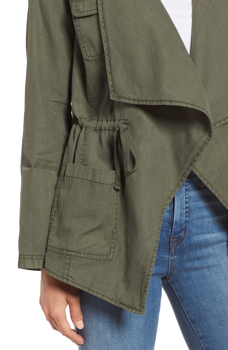 Caslon<sup>®</sup> Draped Utility Jacket, Alternate, color,