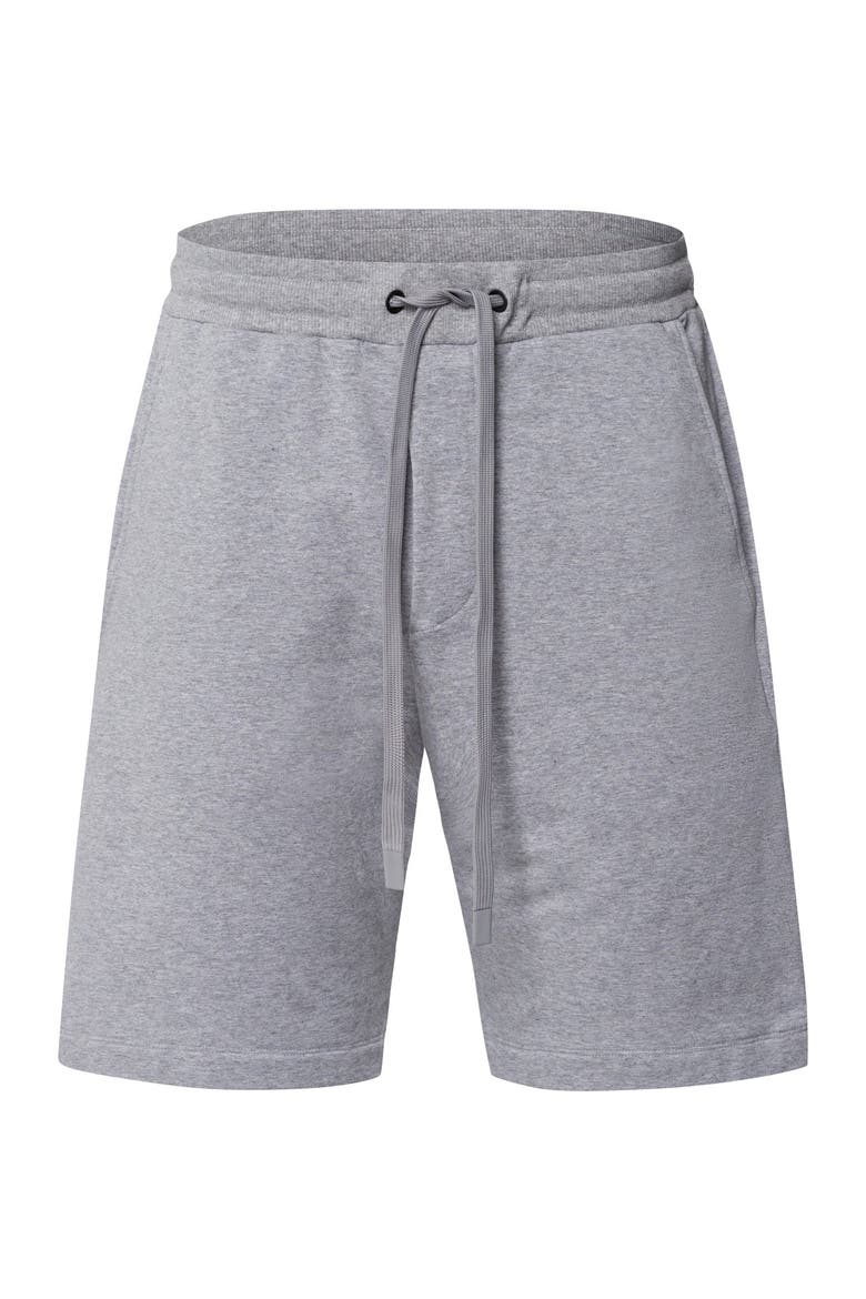 Natural Living Organic Cotton Drawstring Shorts, Main, color, Grey Melange