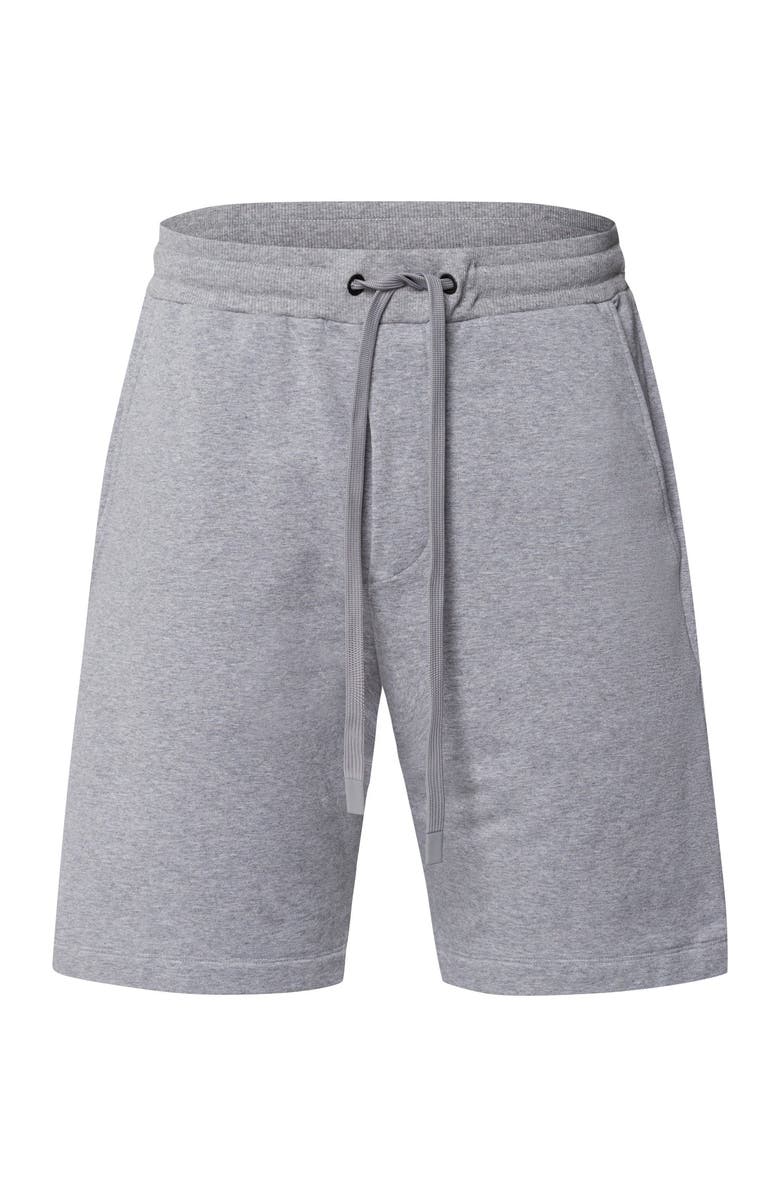 Hanro Natural Living Organic Cotton Drawstring Shorts, Main, color, Grey Melange