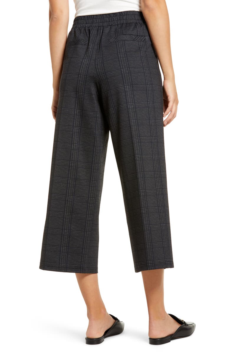 Wit & Wisdom High Waist Crop Wide Leg Pants, Alternate, color,