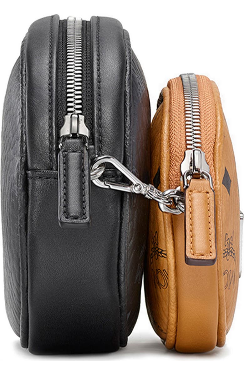 MCM Essential Visetos Original Triple Belt Bag, Alternate, color,