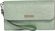 Kate Spade New York kenzie glitter clutch