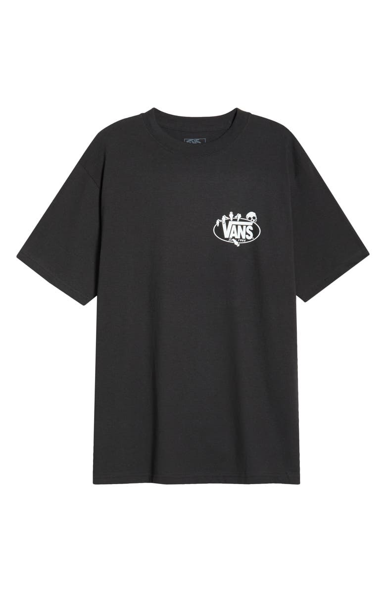 Vans Show Off Cotton Graphic T-Shirt, Main, color, Black