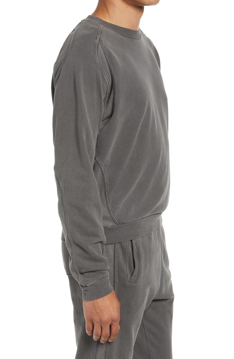 John Elliott Cross Thermal Crewneck Sweatshirt, Alternate, color, 