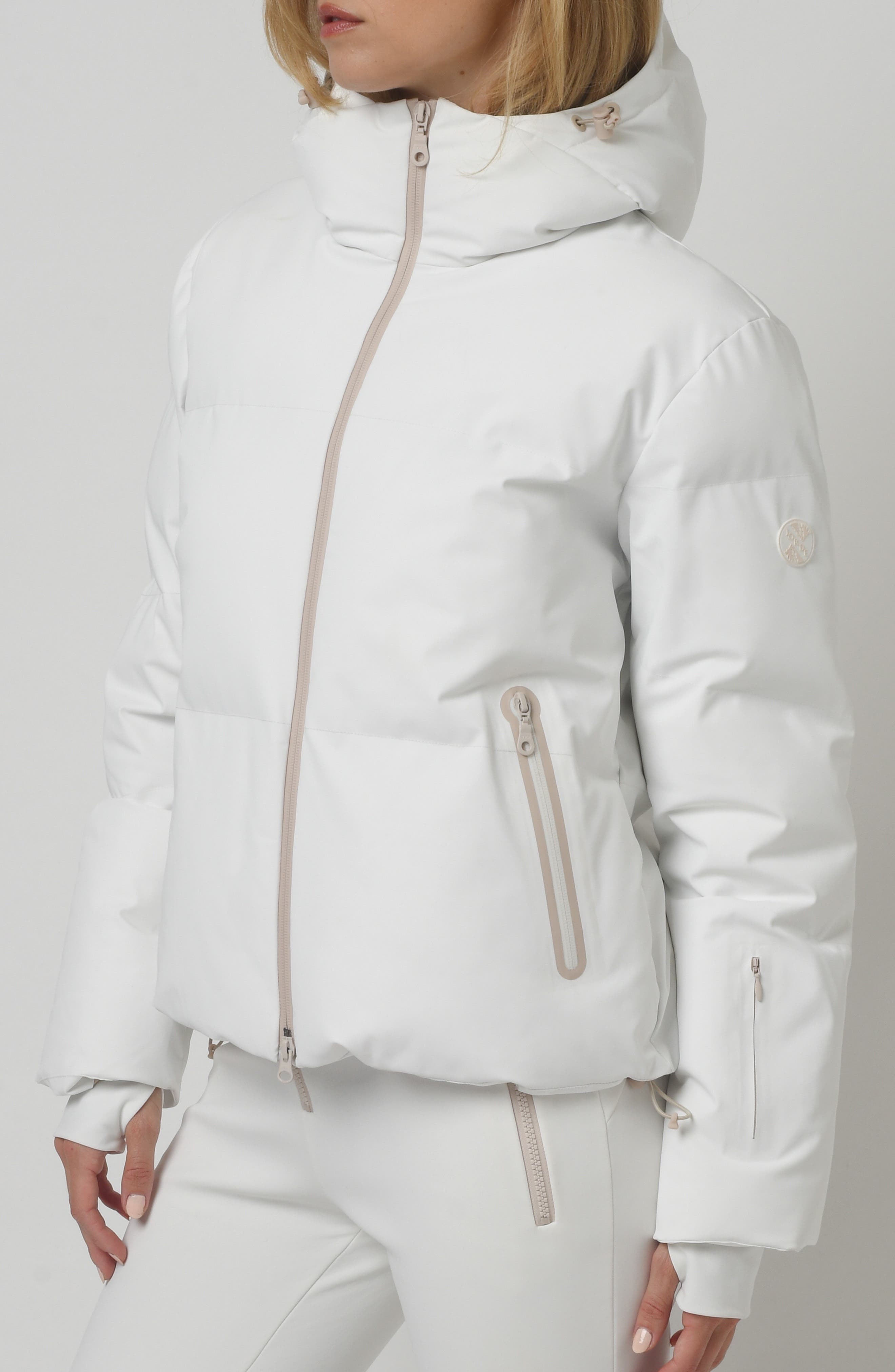 JORDE Poppy Ski Jacket in Ivory 