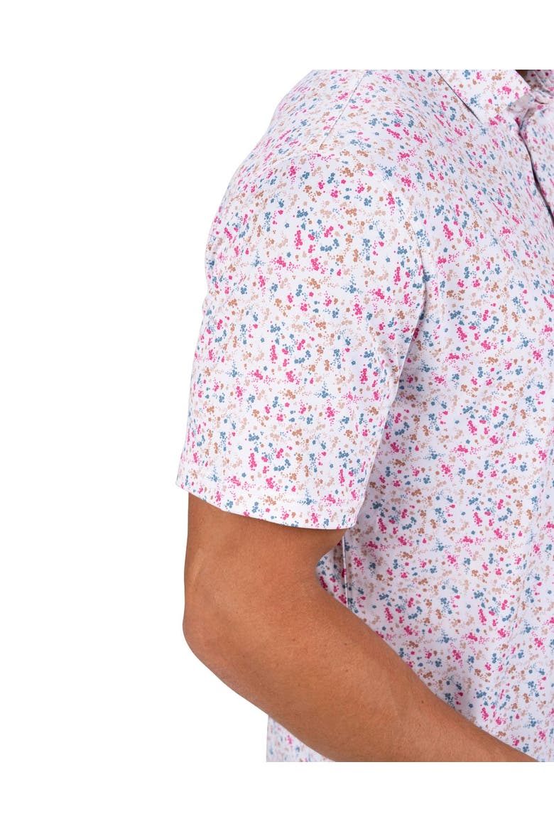 Raspberry Smash Polo, Alternate, color, White Multi