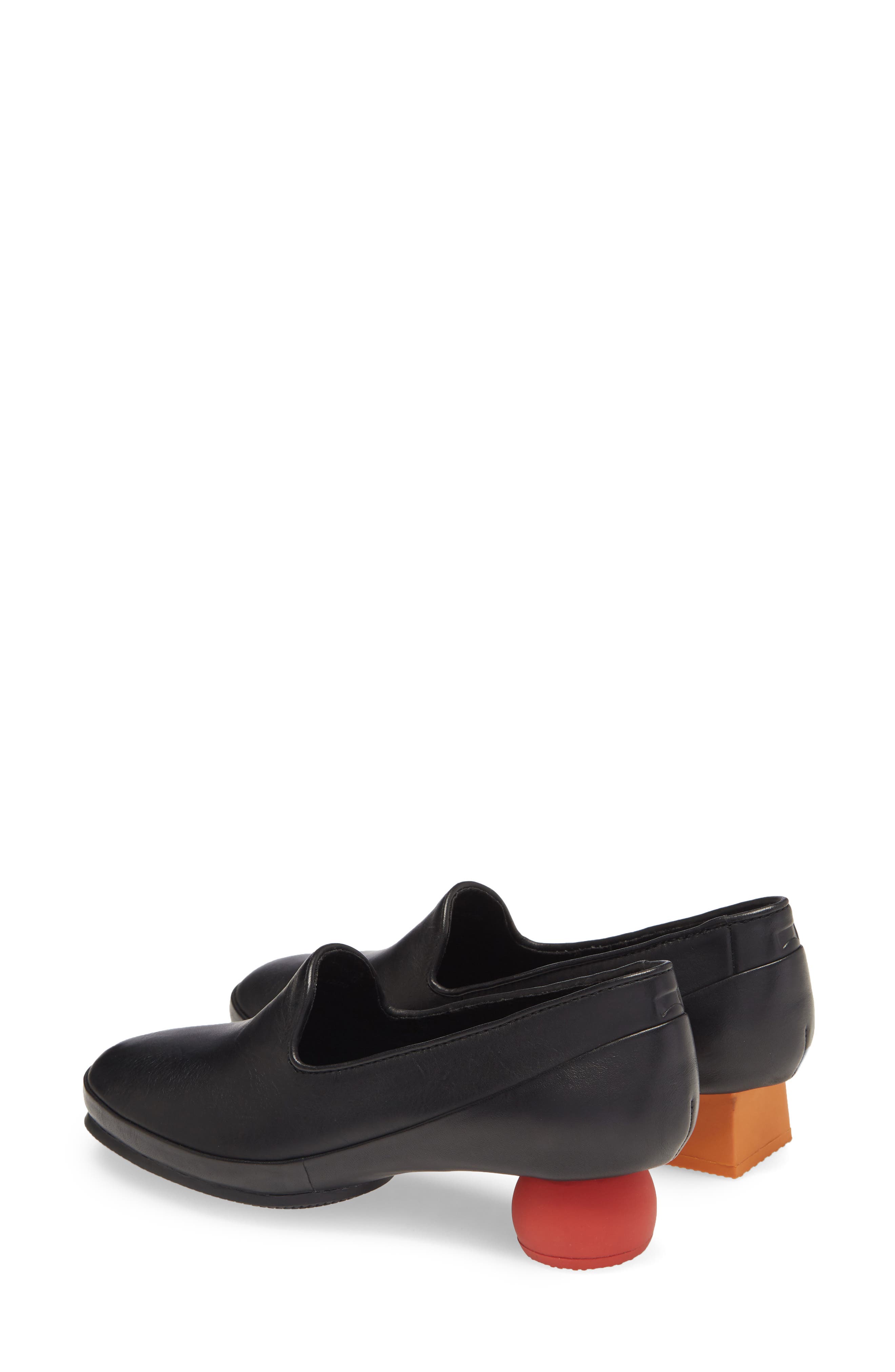 Twins Mismatched Pump, Alternate, color, BLACK LEATHER