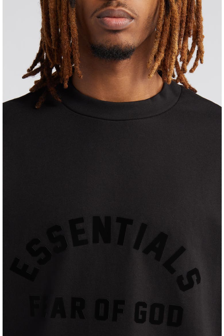 Oversize Logo Graphic T-Shirt, Alternate, color, JET BLACK