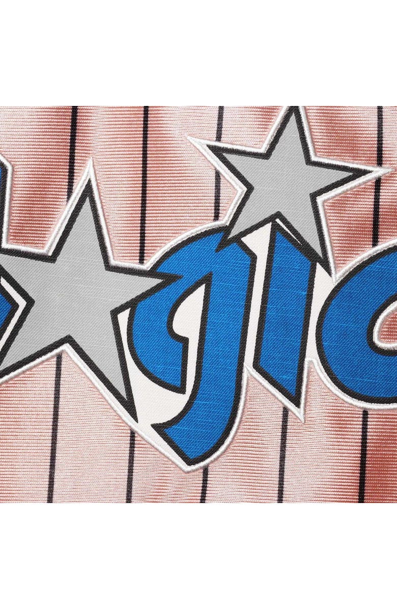 Mitchell & Ness Women's Mitchell & Ness Penny Hardaway Pink Orlando Magic 75th Anniversary Rose Gold 1993 Swingman Jersey, Alternate, color, 