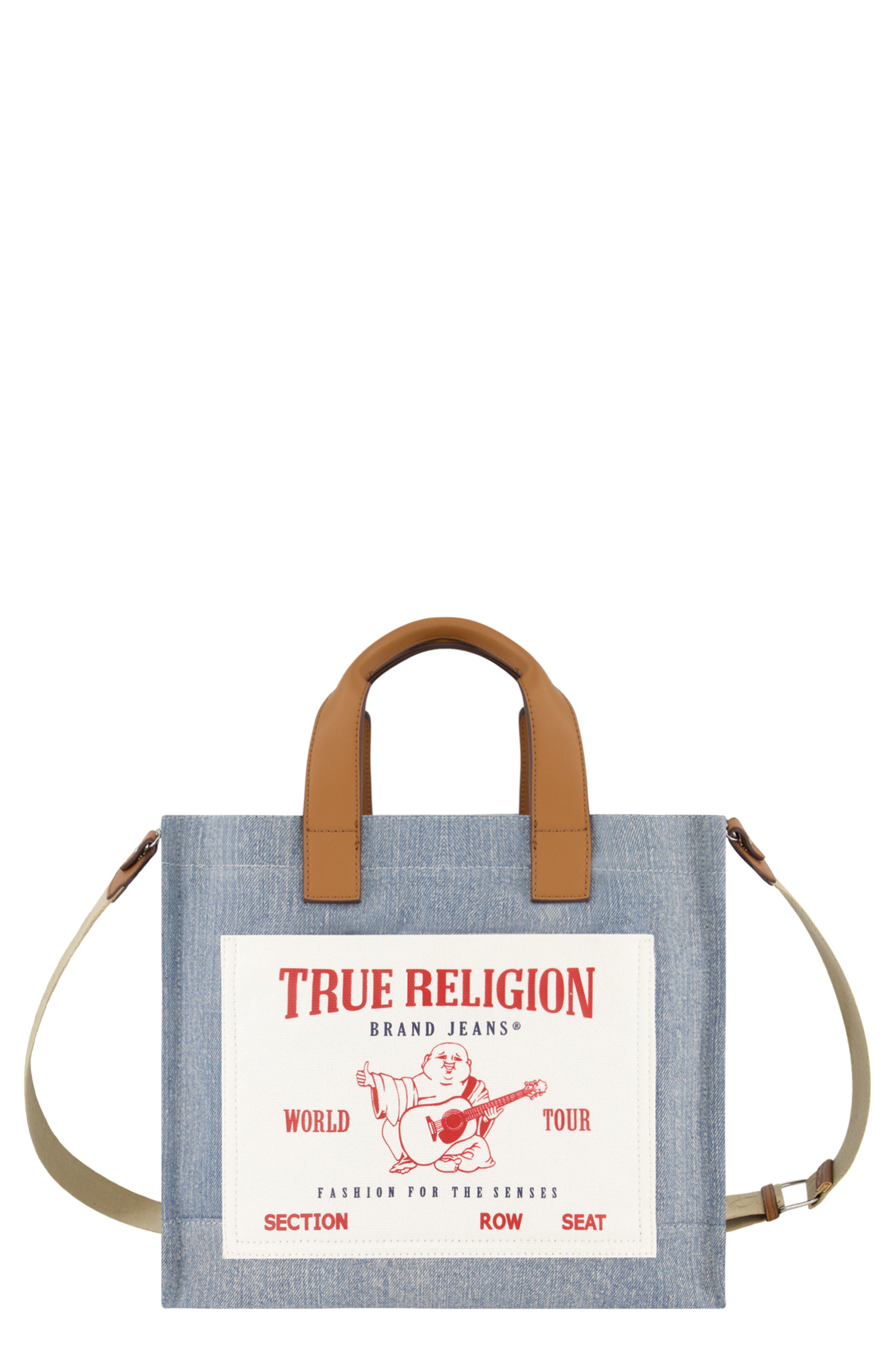 True Religion Brand Jeans Twill Medium Tote Bag