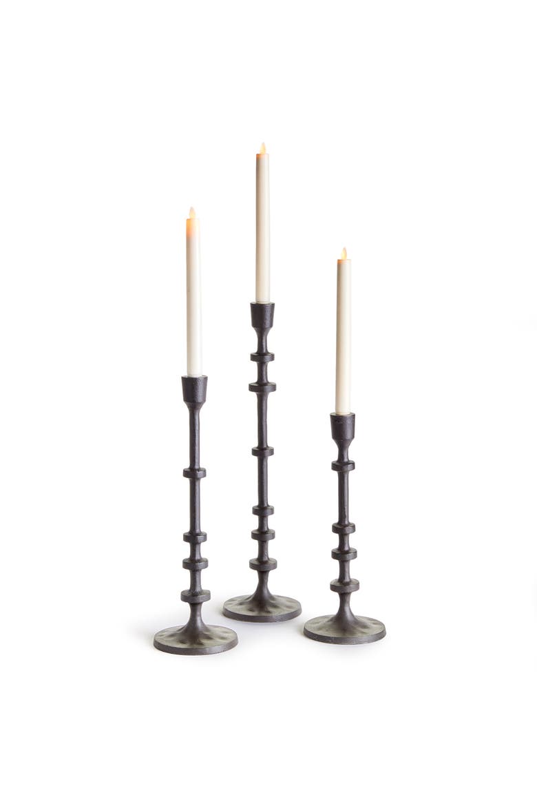 Abacus Taper Holders Set of 3, Main, color, Gray