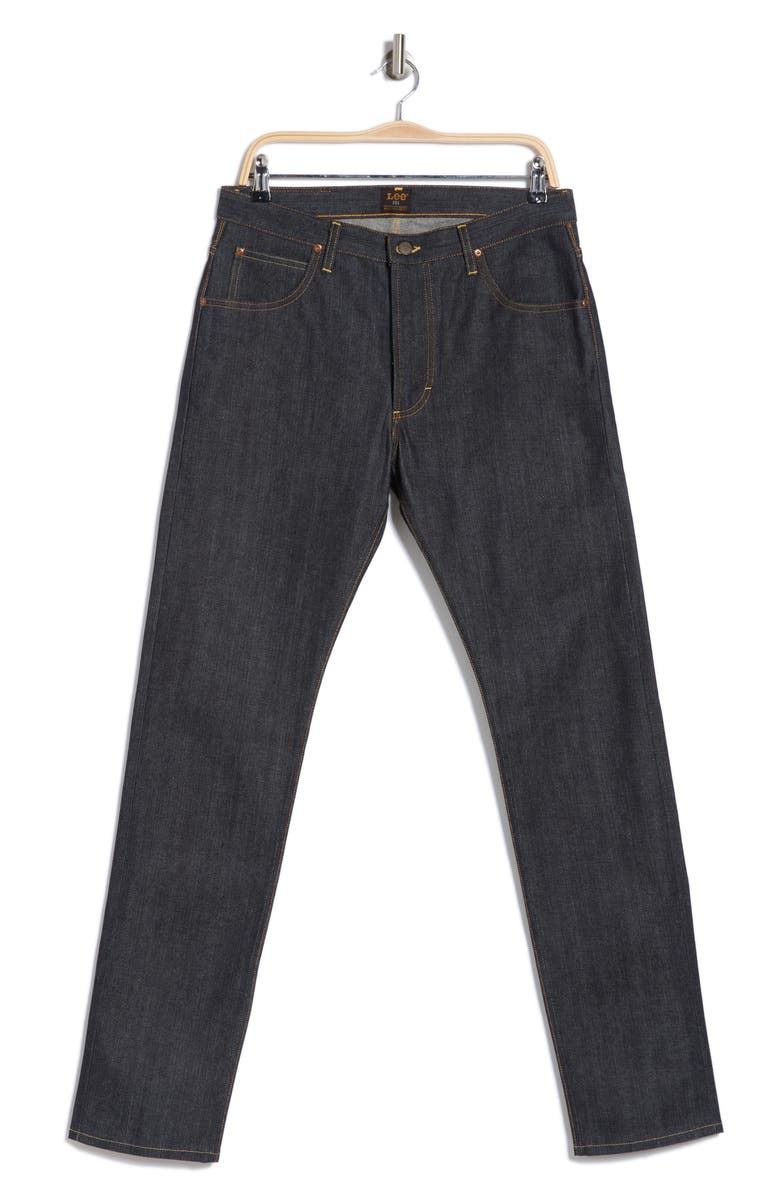 Lee 101 Rider Slim Fit Selvedge Jeans, Alternate, color,