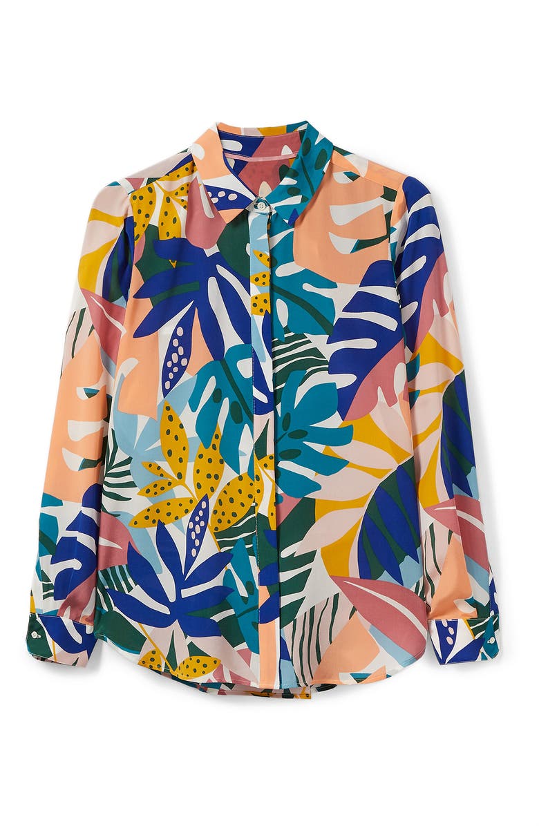 Boden The Silk Shirt, Alternate, color,