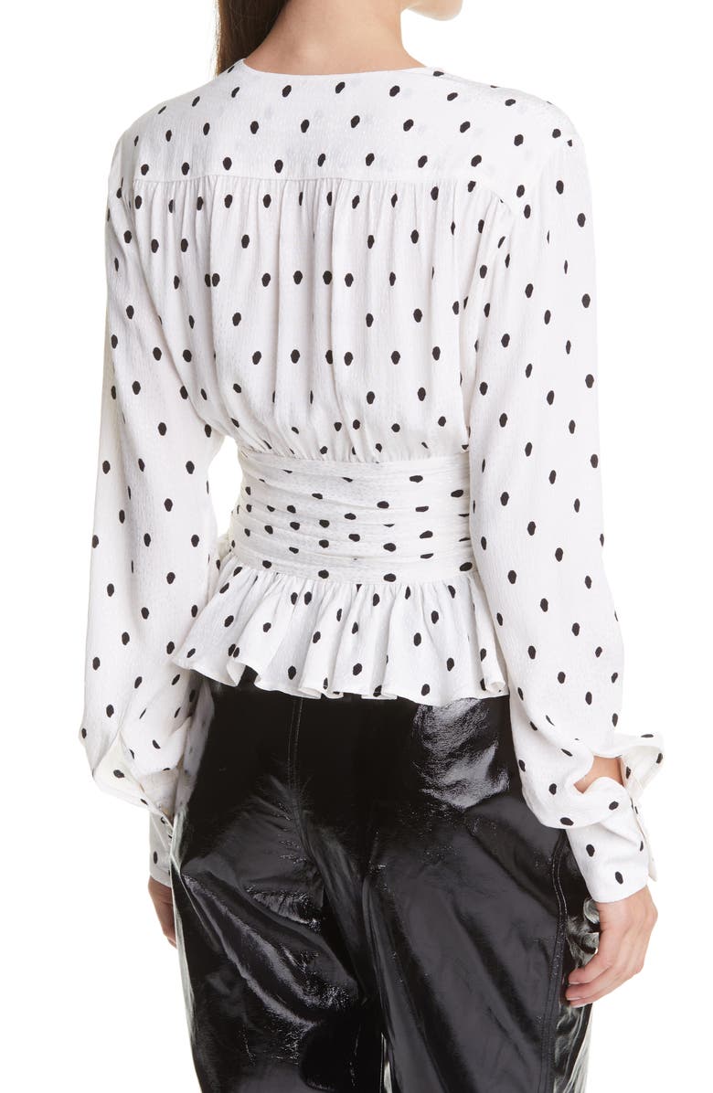 ROTATE Tracy Polka Dot Top, Alternate, color,