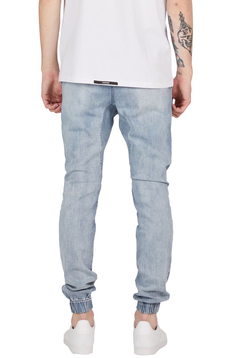 Sureshot Skinny Fit Jogger Pants, Alternate, color, MID BLUE RIP
