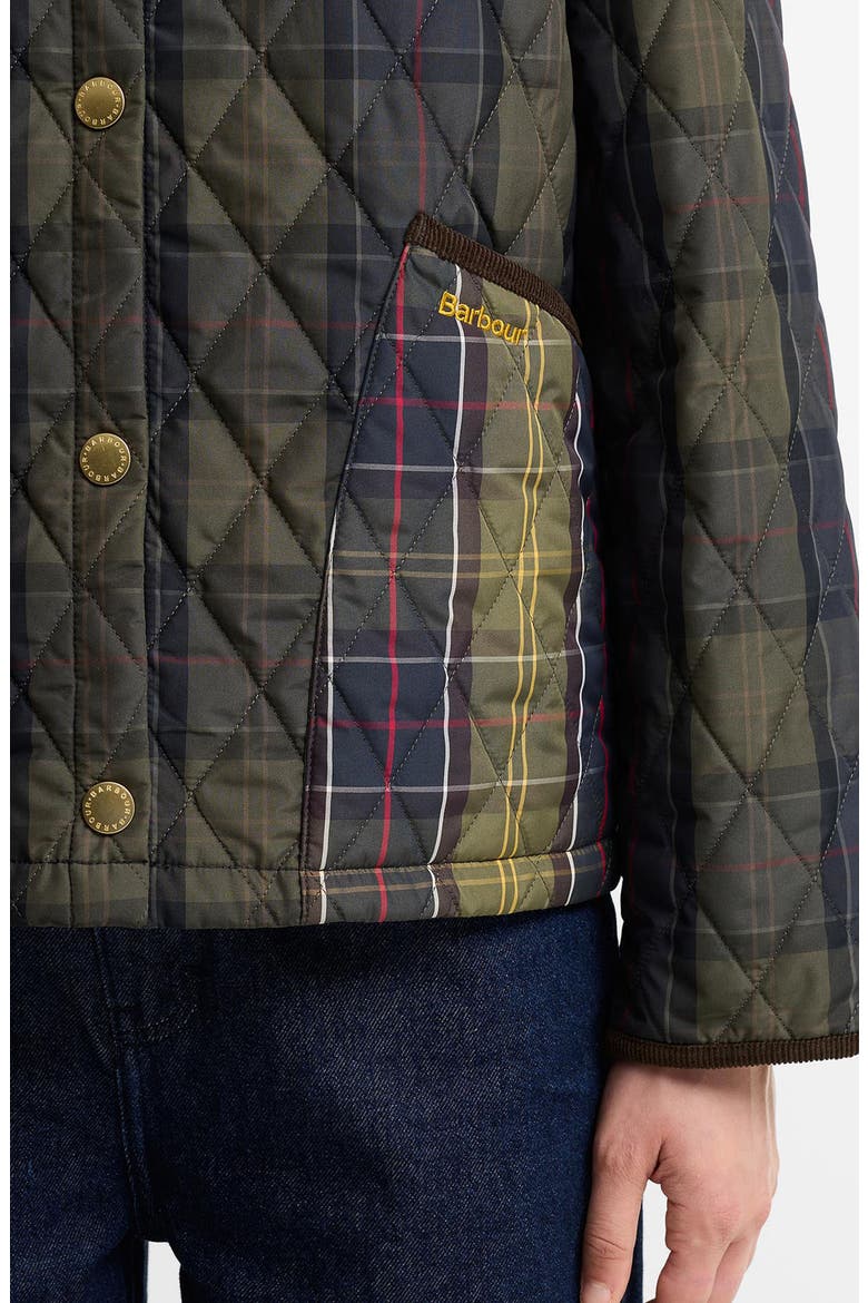 Tartan Reimagined Icon Quilted Jacket, Alternate, color, SHADOW CLASSIC/ CLASSIC