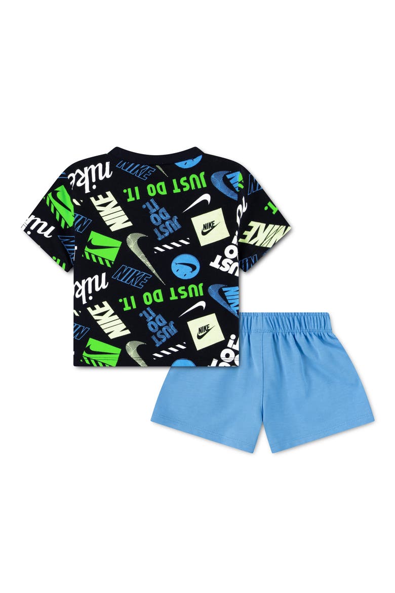 Sportswear Graphic T-Shirt & Shorts Set, Alternate, color, UNIVERSITY BLUE
