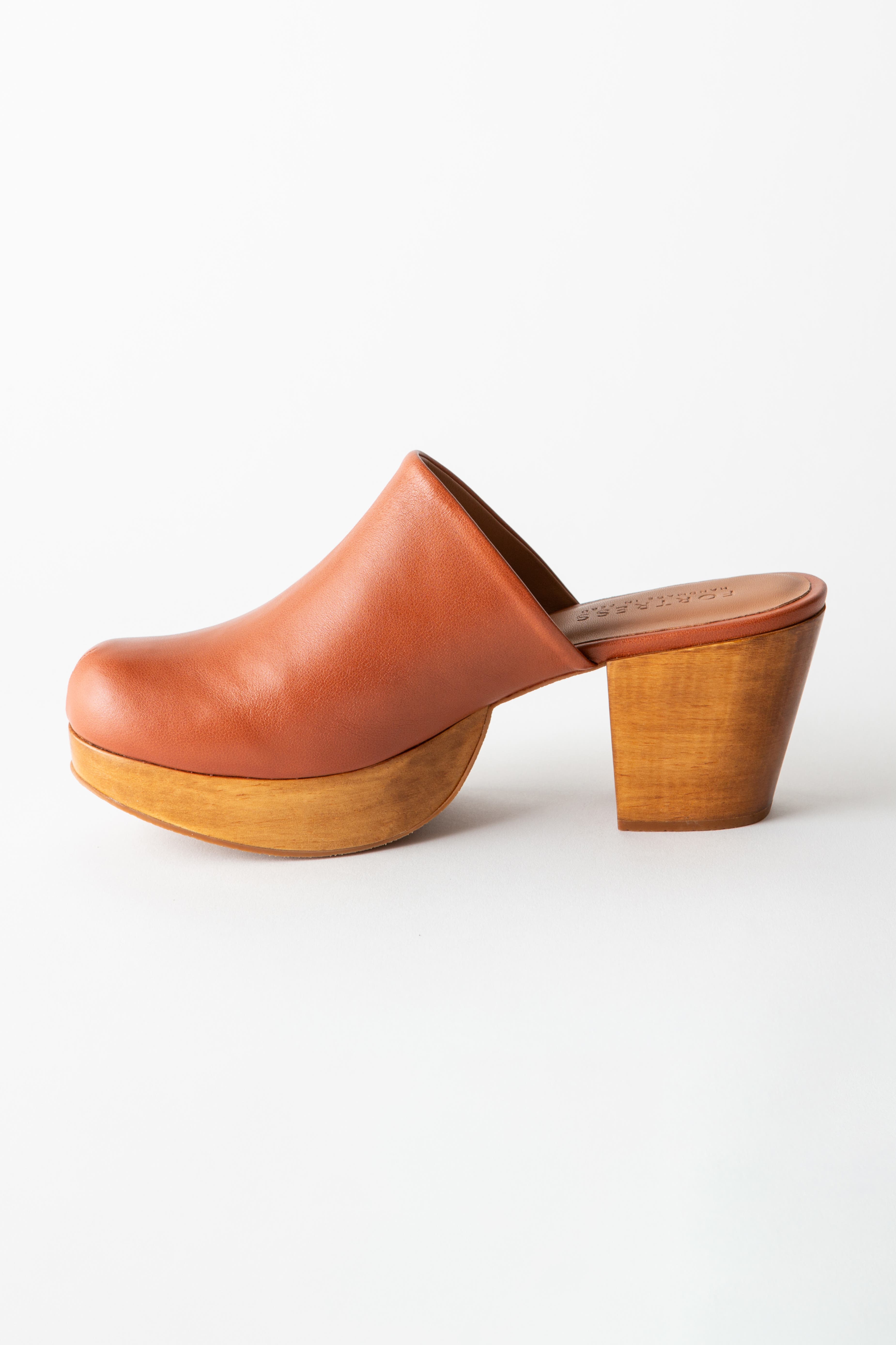 Fortress Ava Suede Clog Mule, Alternate, color, Whiskey