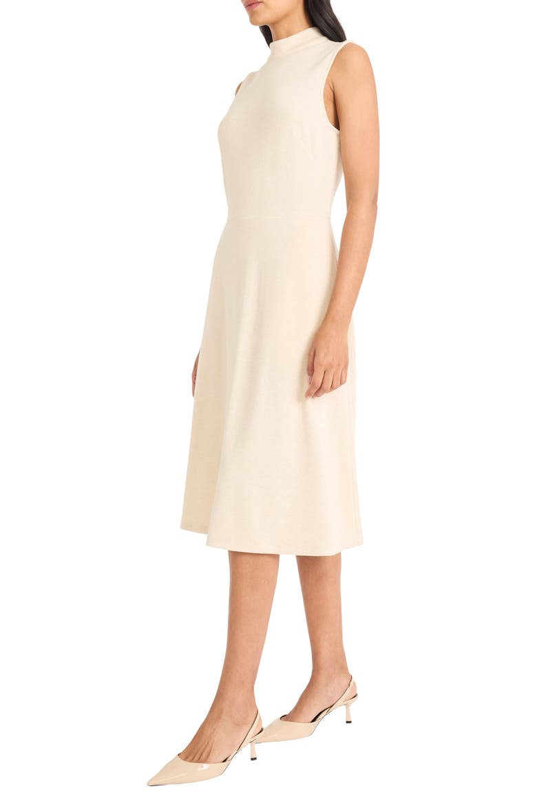 Marled Knit Midi Dress, Alternate, color, HORN