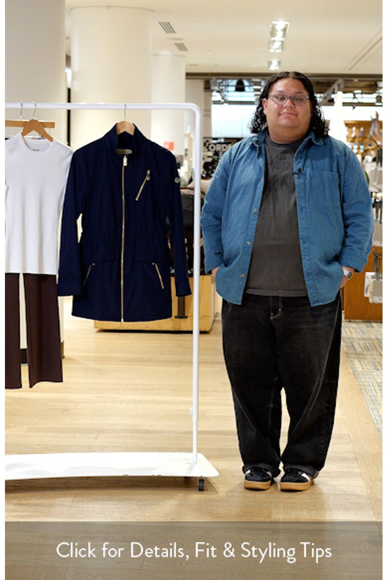 Zip Front Jacket with Removable Hood video