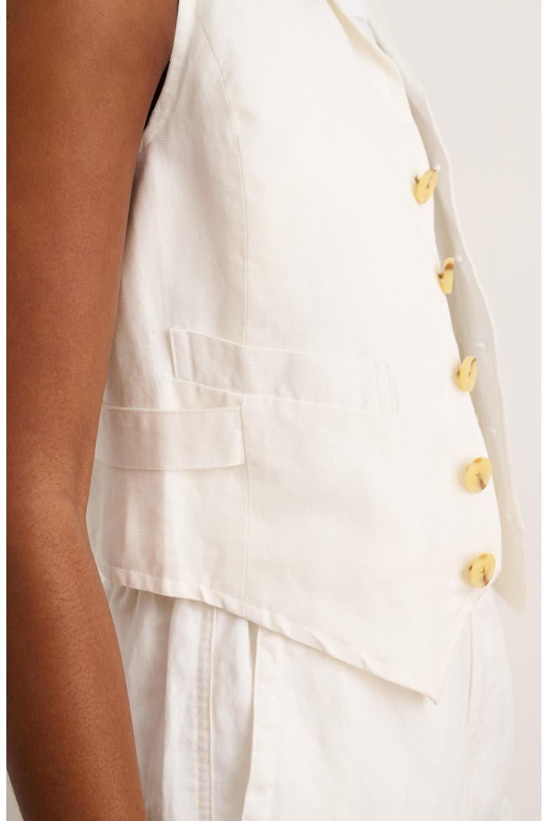 The Non-Suit Vest, Alternate, color, ECRU