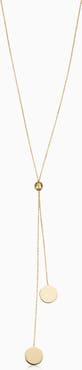 Oradina 14K Gold Manhattan Lariat Necklace