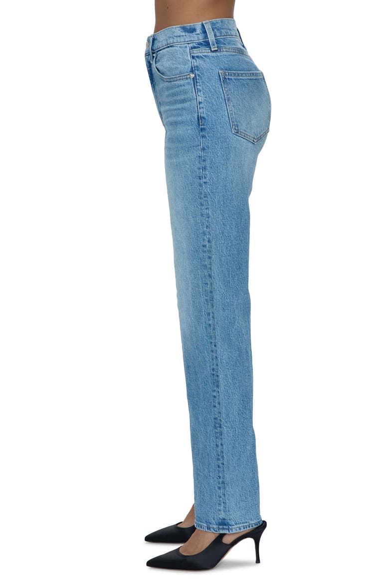 Cassie High Waist Straight Leg Jeans, Alternate, color, FONDA