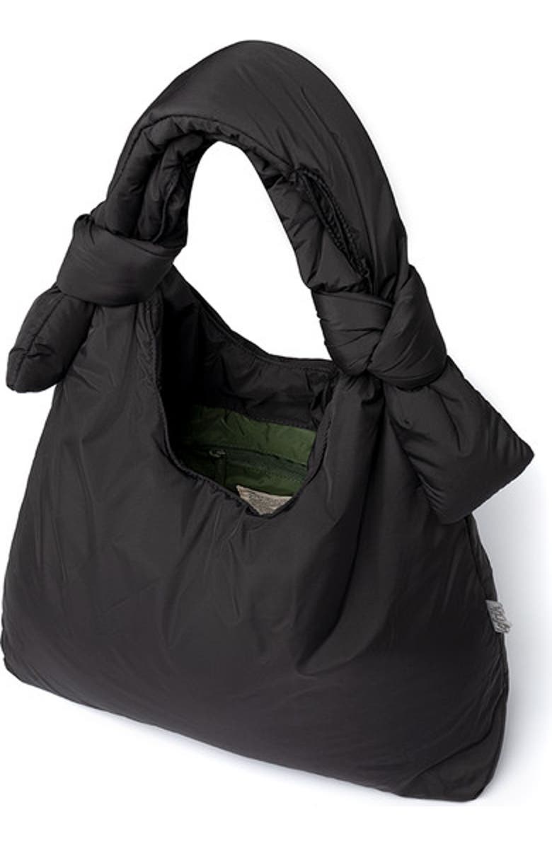 LEFRIK Biwa Puffy Bag, Alternate, color, Deep Black