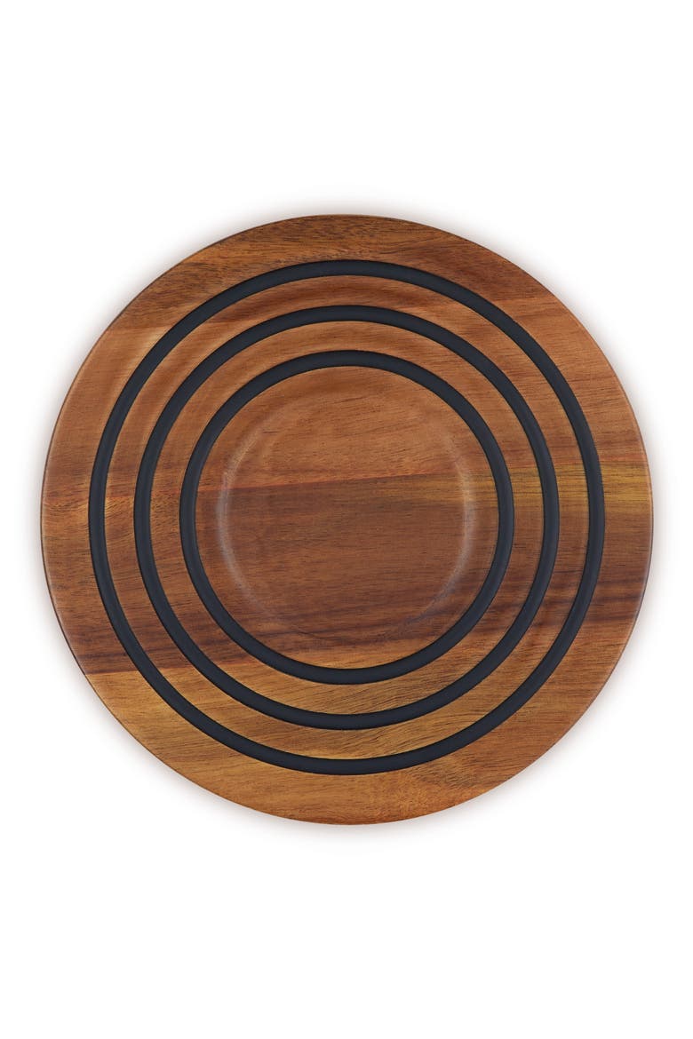 Magnetic Wooden Trivet, Main, color, BROWN