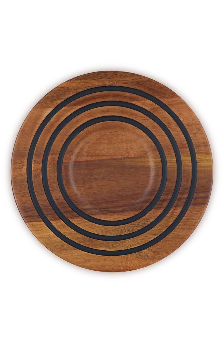 Le Creuset Magnetic Wooden Trivet, Main, color, Brown