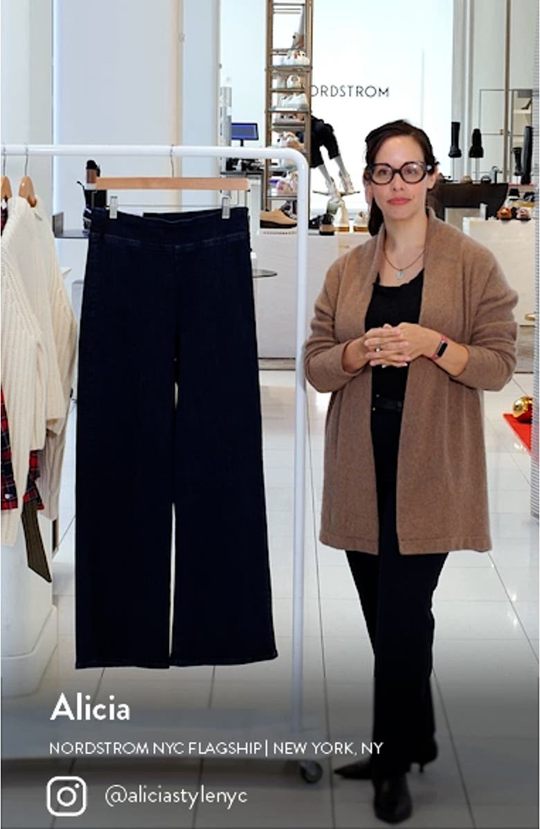 Jet Set Slim Palazzo Pull-On Jeans, sales video thumbnail