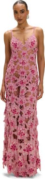 PatBO Amelia Embroidery Maxi Dress