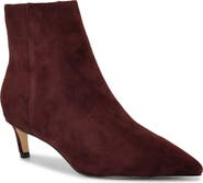Nine West Brite Pointed Toe Kitten Heel Bootie