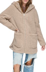 Andrew Marc Seneca Faux Shearling Hooded Jacket