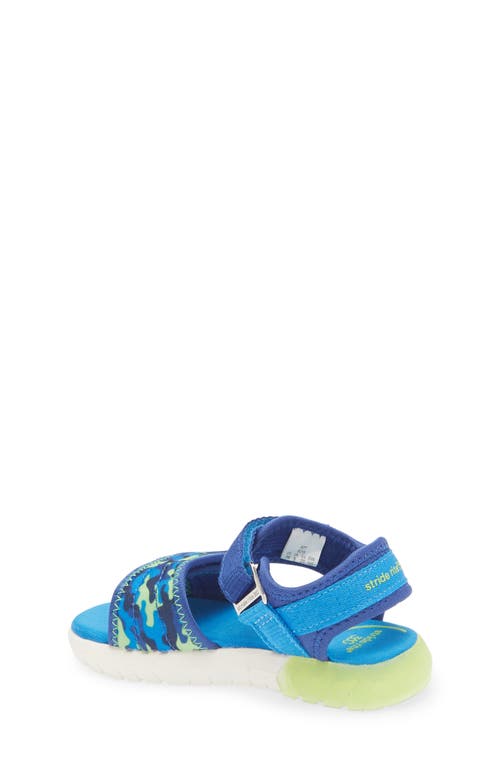 Stride Rite Kids' Kitt Light-up Sandal In Blue