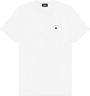 Dalix Mens Lil Heart Midweight Cotton Tee