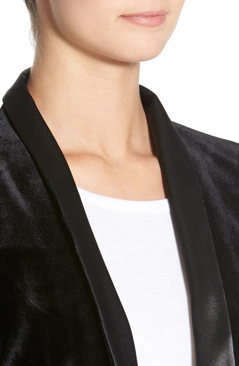 James Jeans Satin Combo Jacket, Alternate, color, 