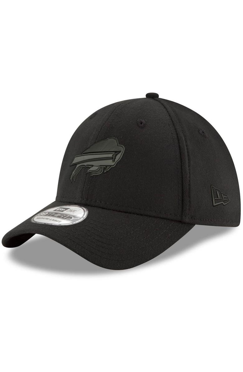 New Era Men's New Era Black Buffalo Bills Logo 39THIRTY Flex Hat, Alternate, color, 