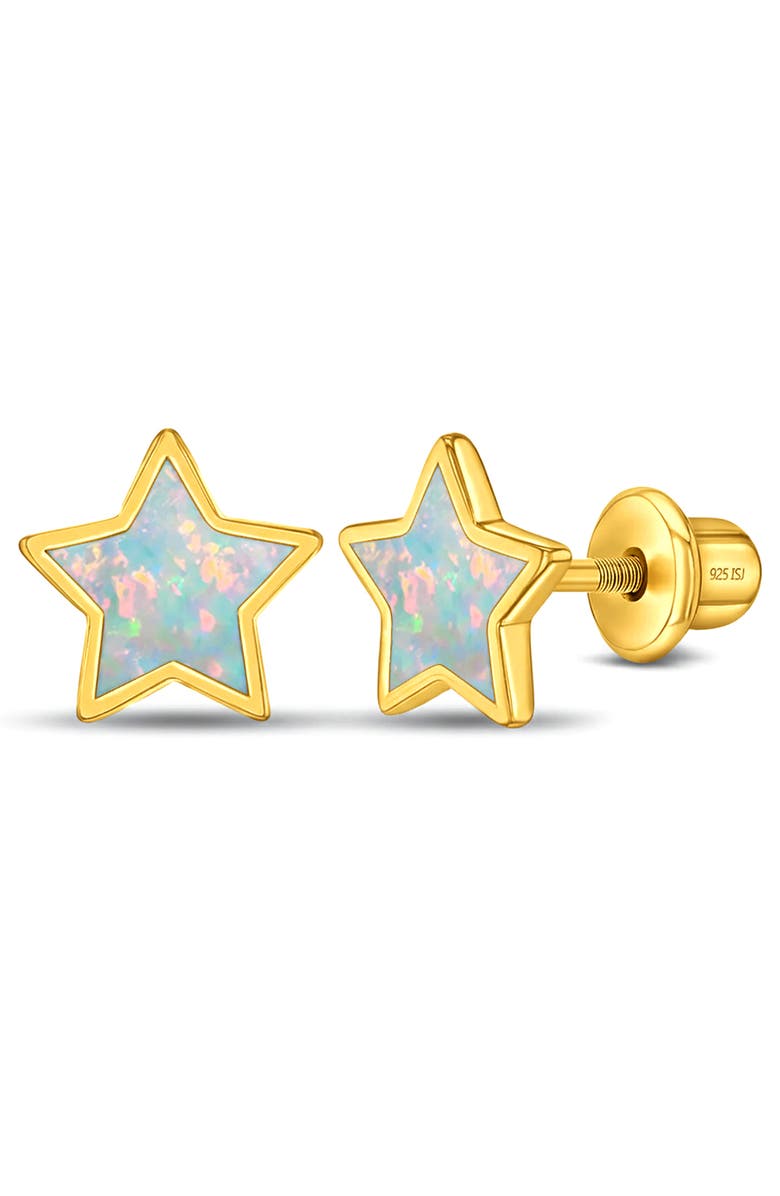 In Season Jewelry Opalescent Star Earrings, Main, color, Opal