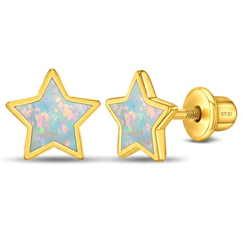 Opalescent Star Earrings